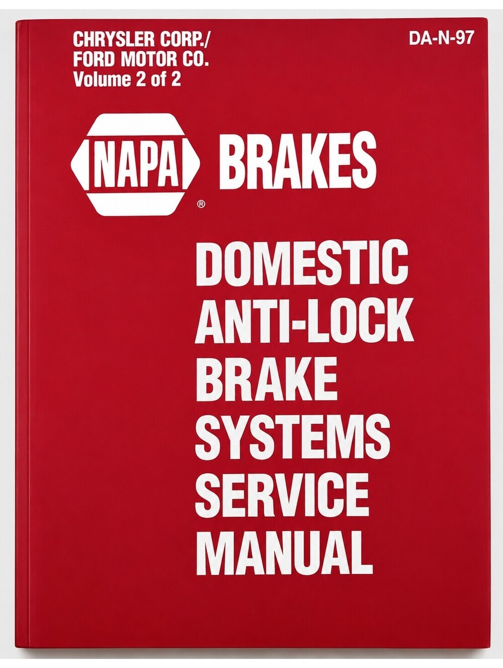 Vintage 1997 NAPA Domestic Anti-Lock Brake Systems DA-N-97 Chrysler Ford Vol 2